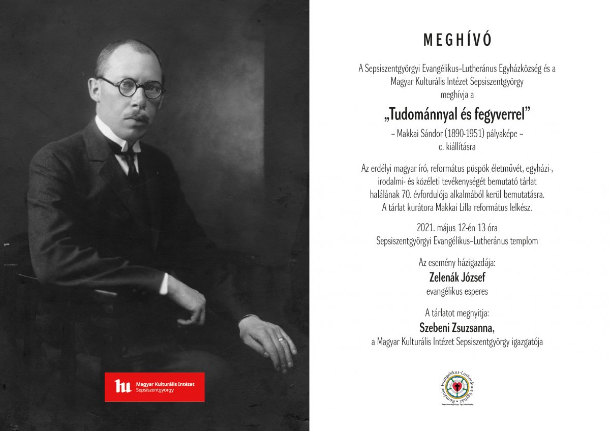 Makkai Sándor erdélyi író, református püspök 1951-ben hunyt el Budapesten 