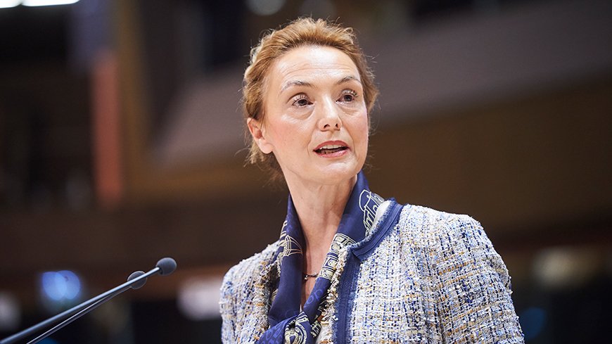 Marija Pejcinovic Buric, a 47 tagú Európa Tanács főtitkára &bullet;  Fotó: Coe.int