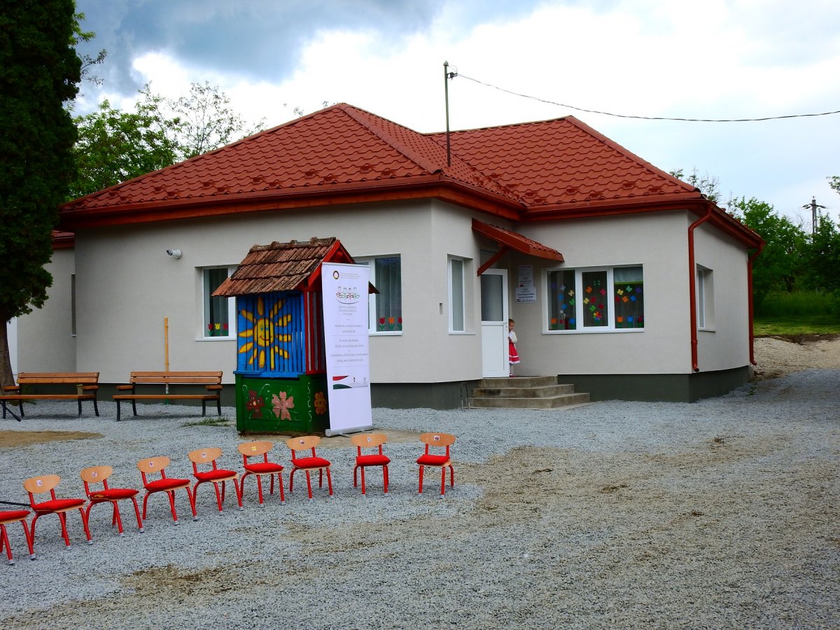 A felújított aranyosrákosi óvoda épülete •  Fotó: Makkay József