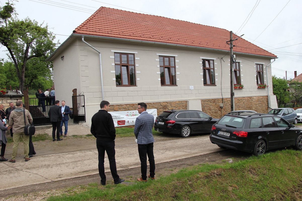 A nyárszói felújított óvodaépület •  Fotó: Jakab Mónika