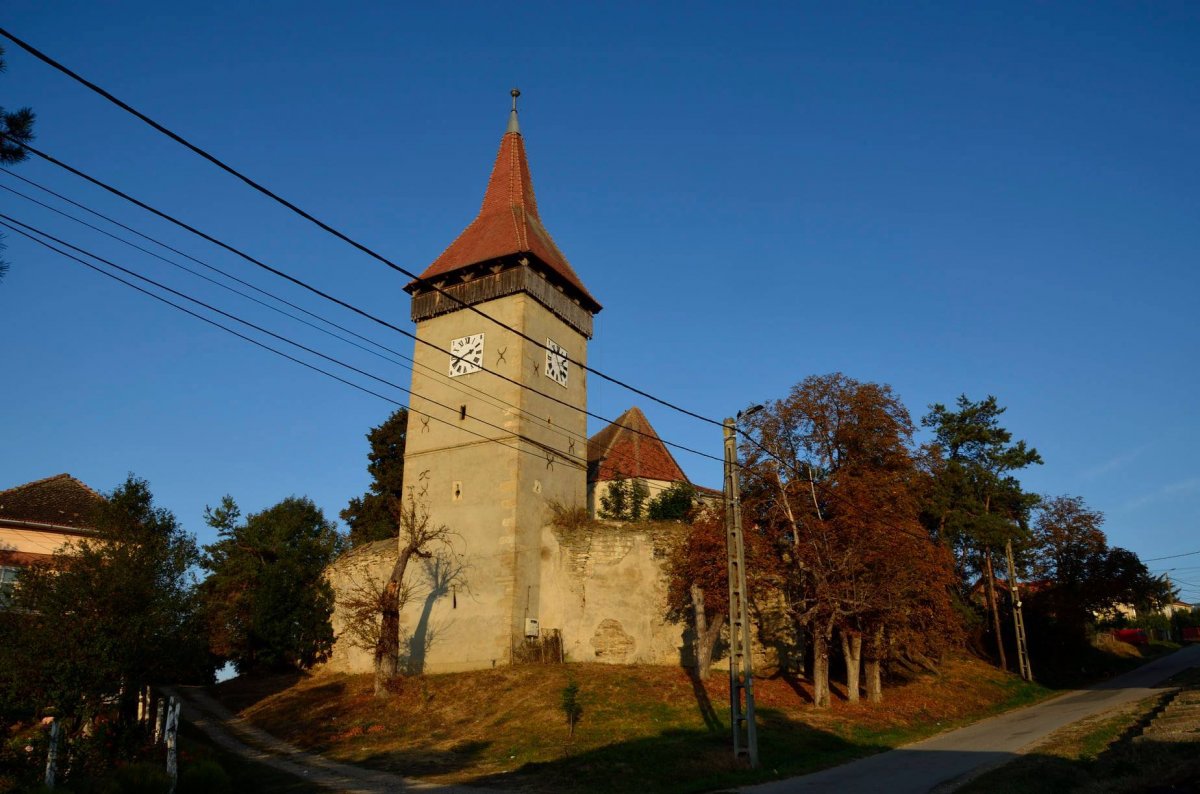 Szászlekence egykori szász templomát ma a református egyház használja •  Fotó: Facebook/Cristian Roth-Gross