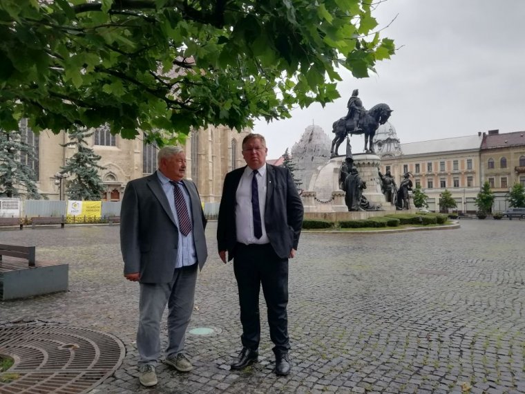 Bajkai István és Lomnici Zoltán a kisebbségi jogok védelmét hangsúlyozta Kolozsvár Főterén