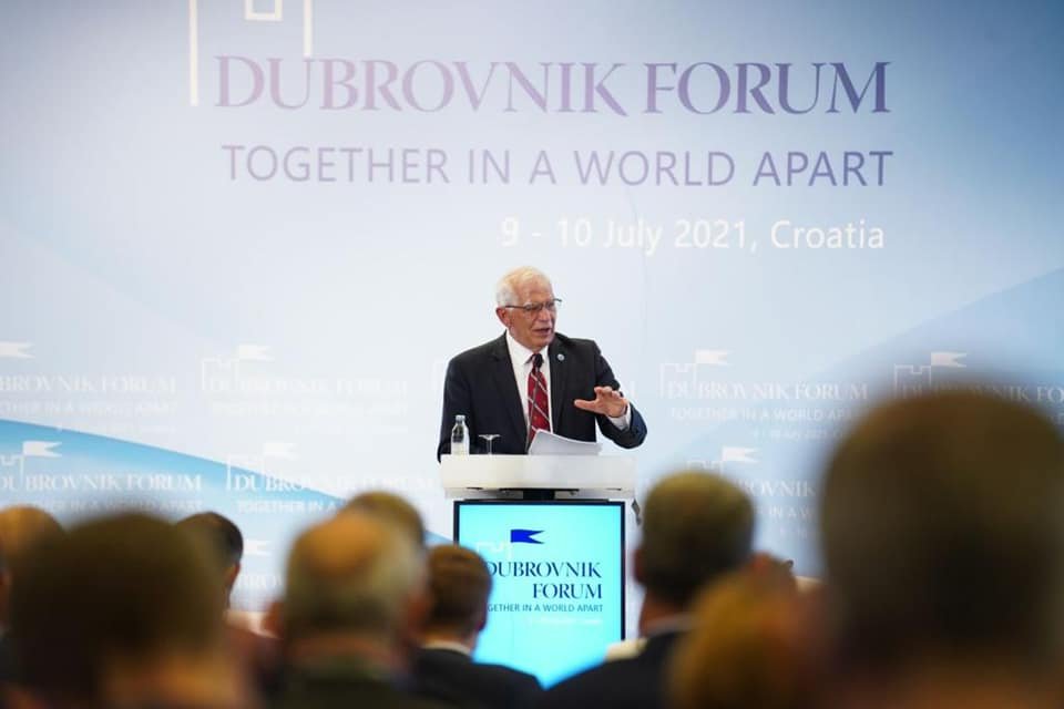 Josep Borrell a Dubrovniki Fórumon &bullet;  Fotó: Horvát kormány