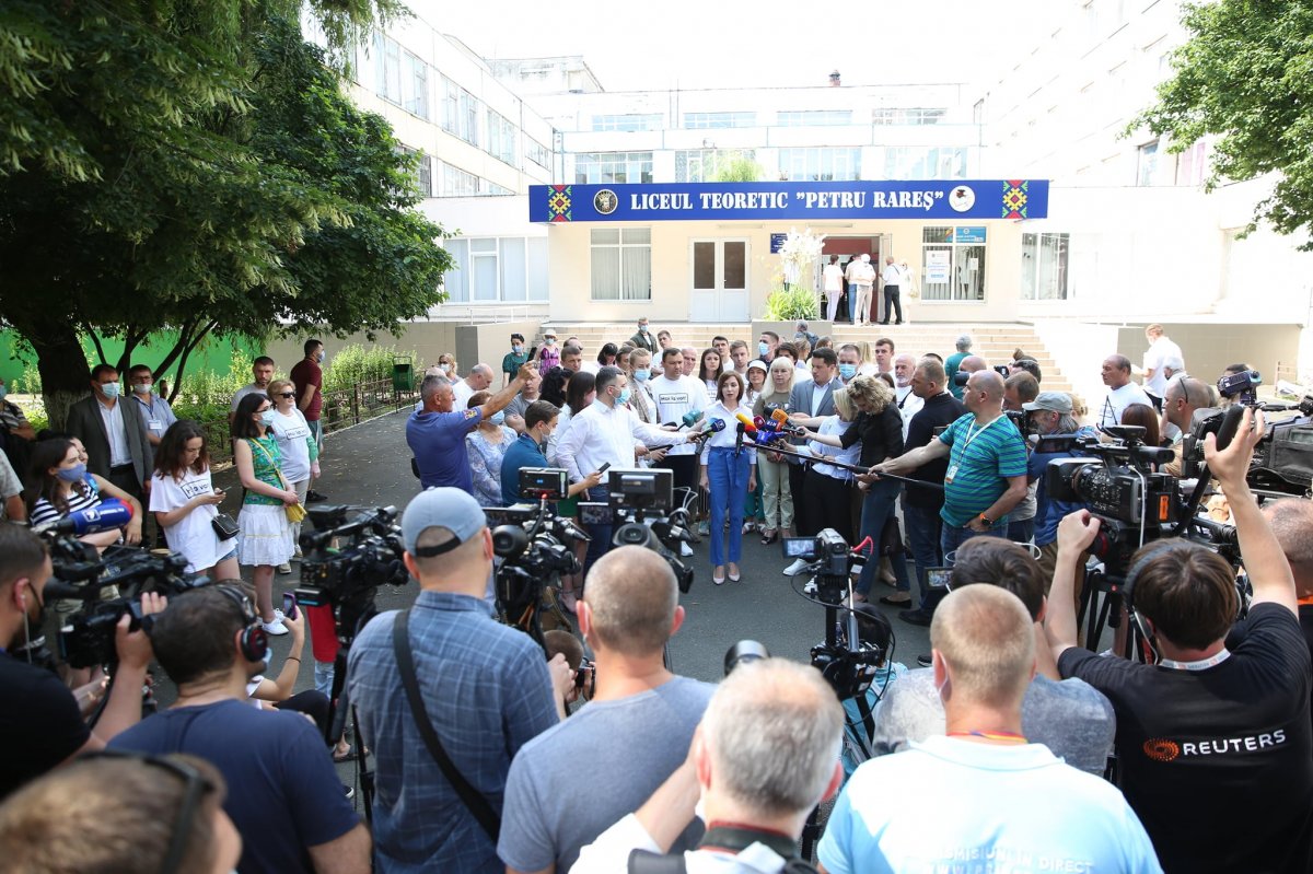 Az előzetes eredmények ismeretében Maia Sandu arról beszélt: reményei szerint a választások nyomán véget ér a nehéz időszak az ország számára &bullet;  Fotó: Facebook/Maia Sandu