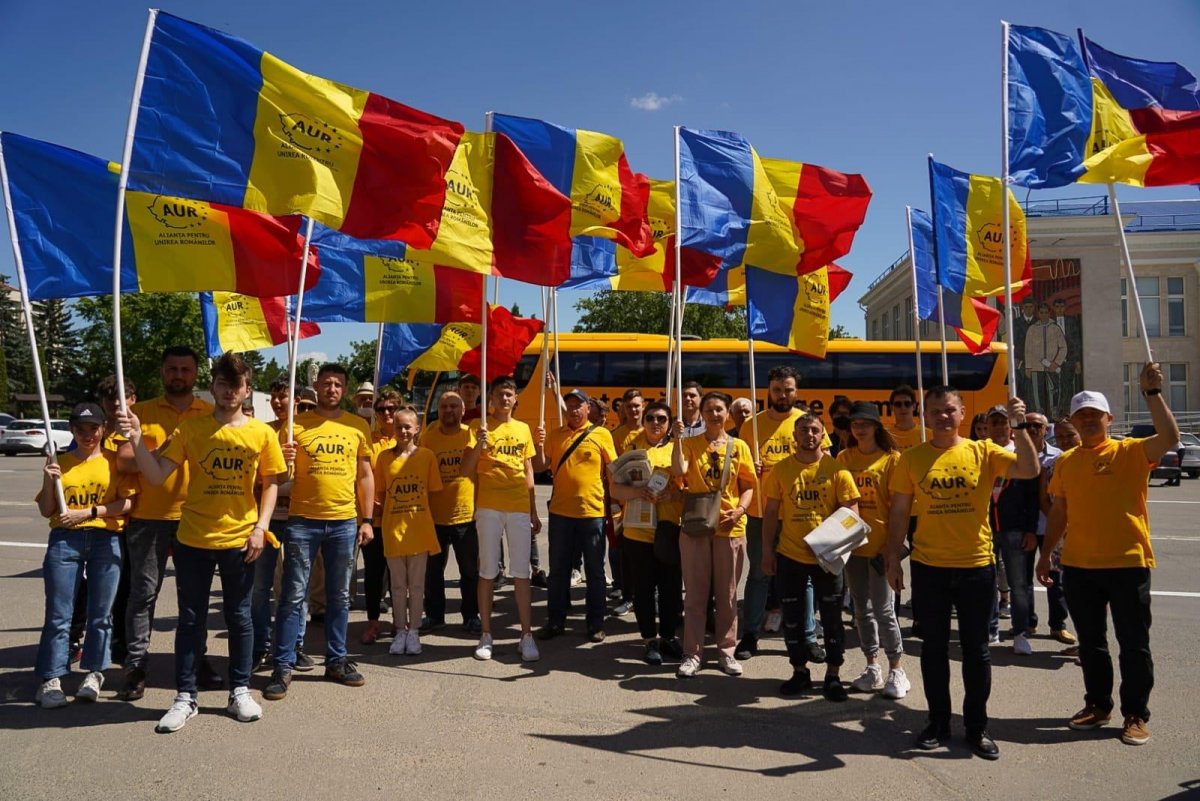 •  Fotó: Facebook/Alianța pentru Unirea Românilor - AUR