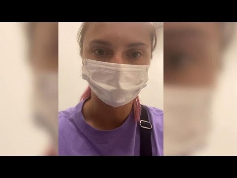 Lengyelországban kezdhet új életet a belarusz sprinter •  Fotó: Videófelvétel