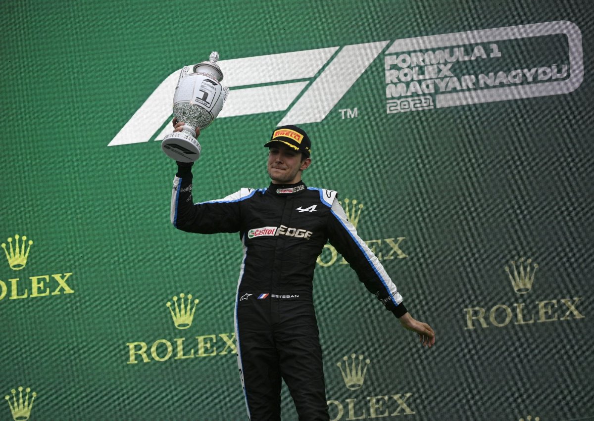 Esteban Ocon •  Fotó: MTI/Szigetváry Zsolt