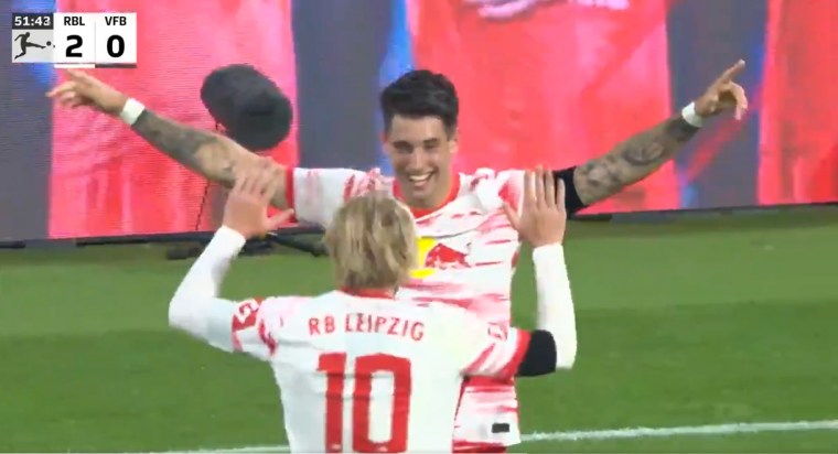 Vezetőedzője is dicséri a második Bundesliga-meccsén duplázó Szoboszlai Dominikot