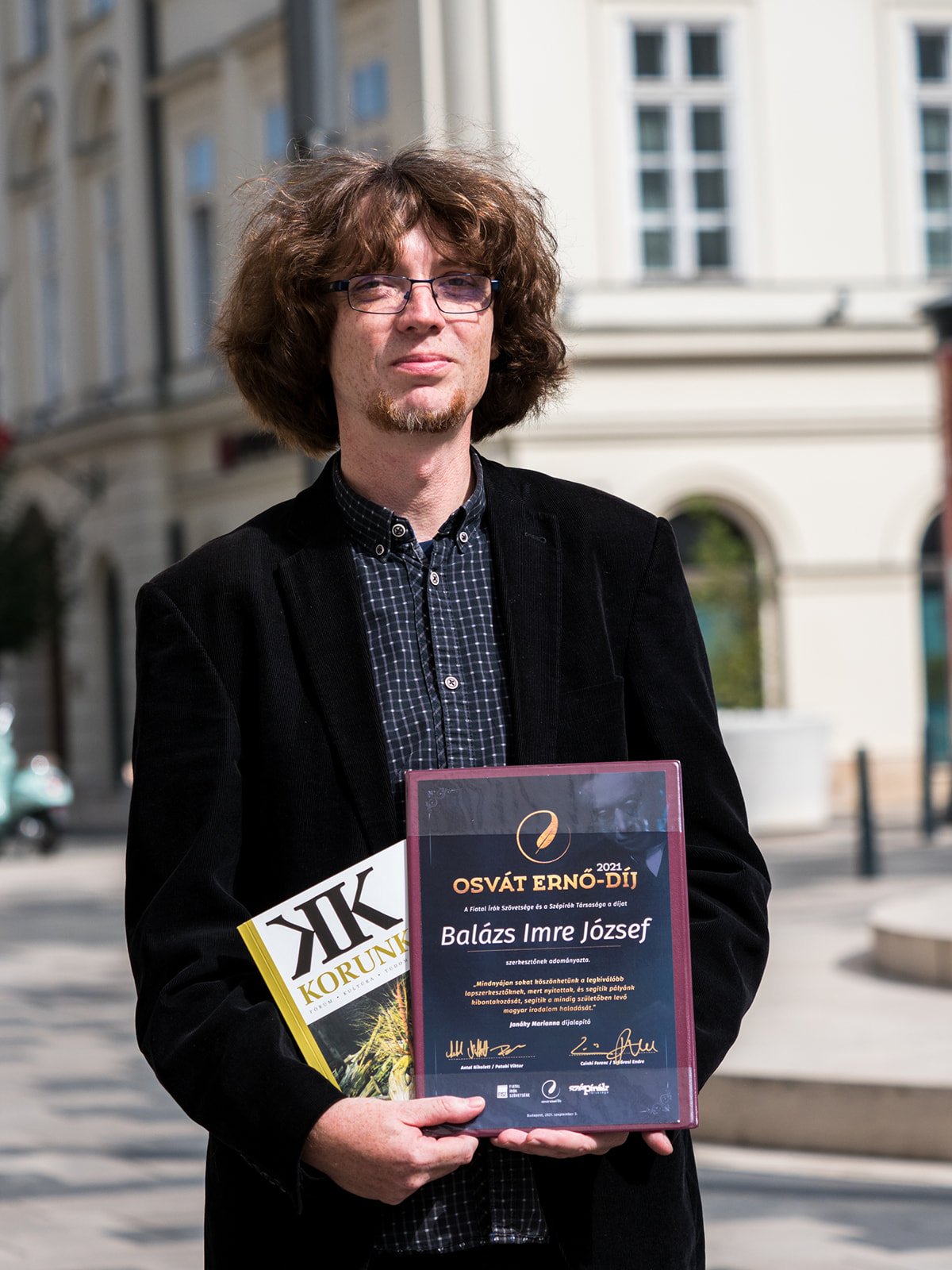 Balázs Imre József irodalomtörténész •  Fotó: litera.hu