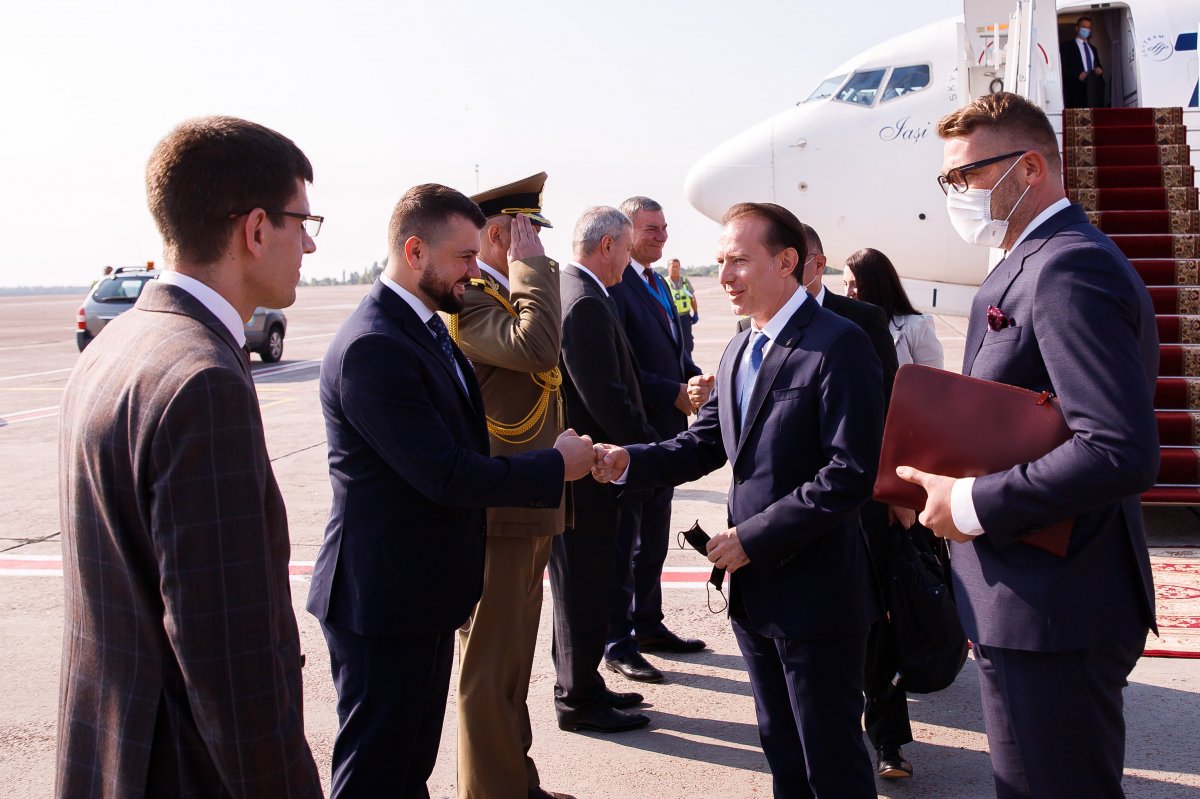 Florin Cîțu Kijevbe látogatva erősítette az ukrán-román diplomáciai kapcsolatot •  Fotó: Gov.ro