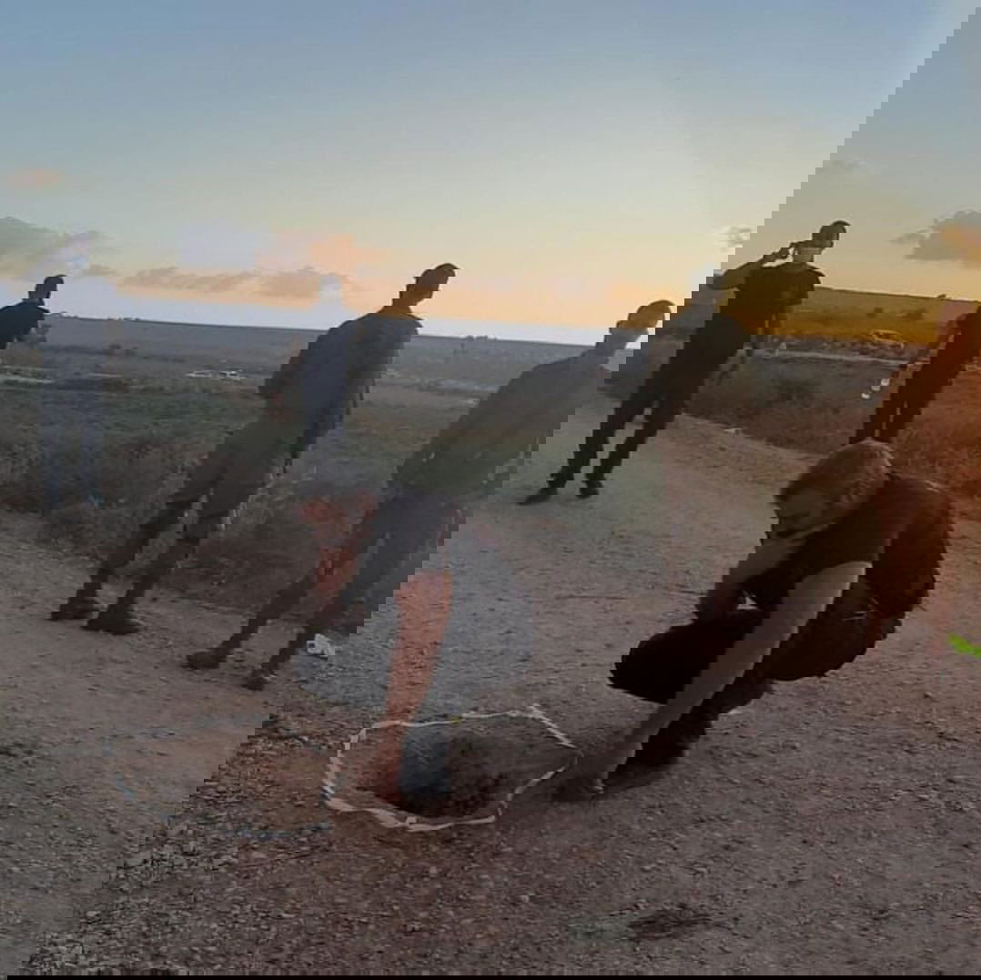 A rabok egy kiásott alagúton keresztül szöktek meg •  Fotó: Twitter/ Muhammad Smiry