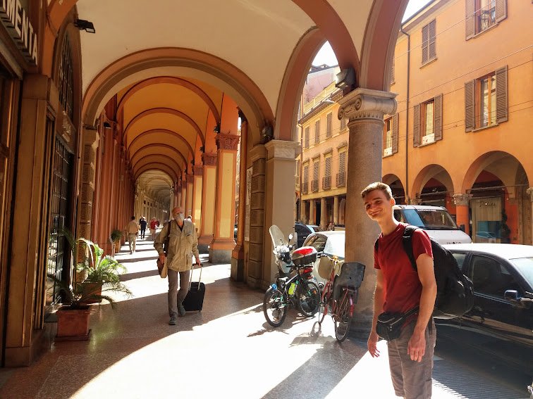 A bolognai árkádok idéntől a Világörökség részét képezik •  Fotó: Pap Melinda