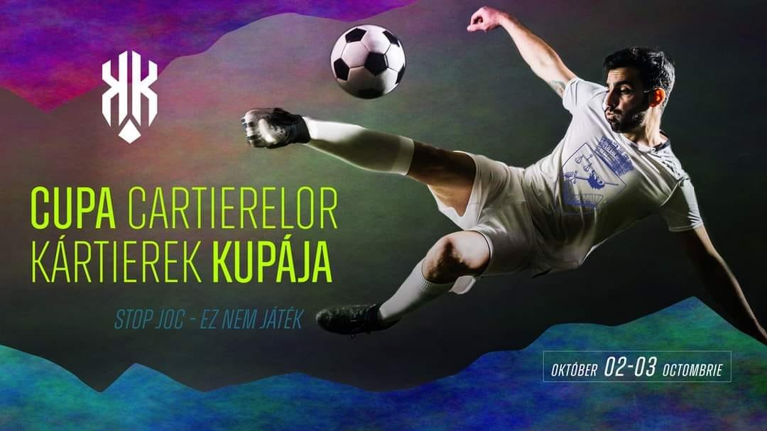 Kártierek Kupája néven hirdették meg a lakónegyedi futballtornát Marosvásárhelyen •  Fotó: Facebook/ Kali István