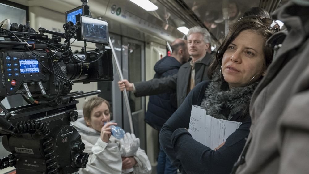 Kívülről figyelni magunkat. Kocsis Ágnes (jobbra) Éden című filmjének forgatásán •  Fotó: Kocsis Ágnes