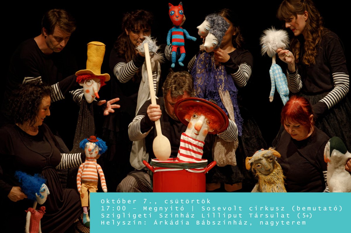 A házigazda nagyváradi Lilliput társulat Sosevolt cirkusz című előadása nyitja a Fux Fesztet •  Fotó: Vigh László Miklós/ Szigligeti Színház