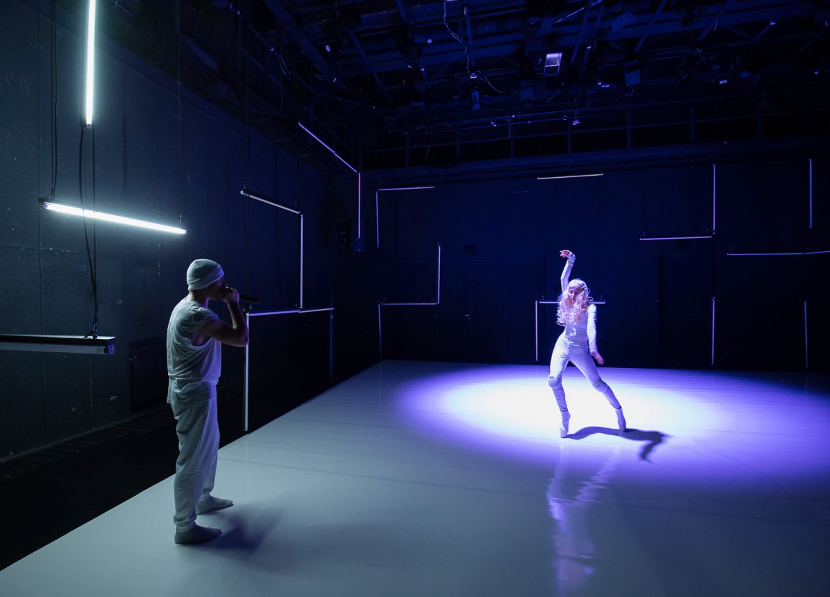 Részlet a sepsiszentgyörgyi MStúdió Pam Param című előadásából • Fotó: Facebook/MovementTheater.mstudio