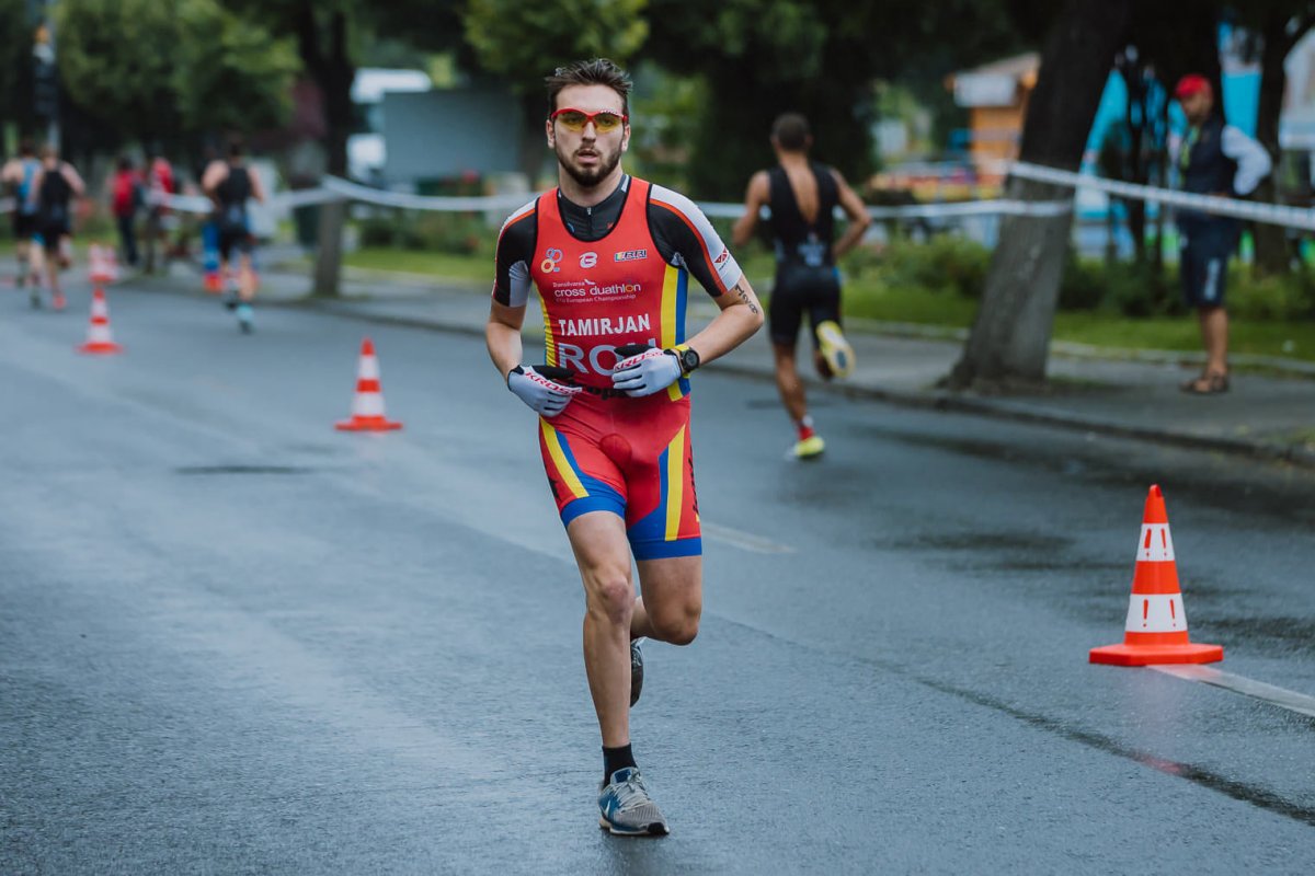 Tamirján Róbert csíkszeredai paratriatlonos •  Fotó: Facebook/Tamirjan Robert athlete