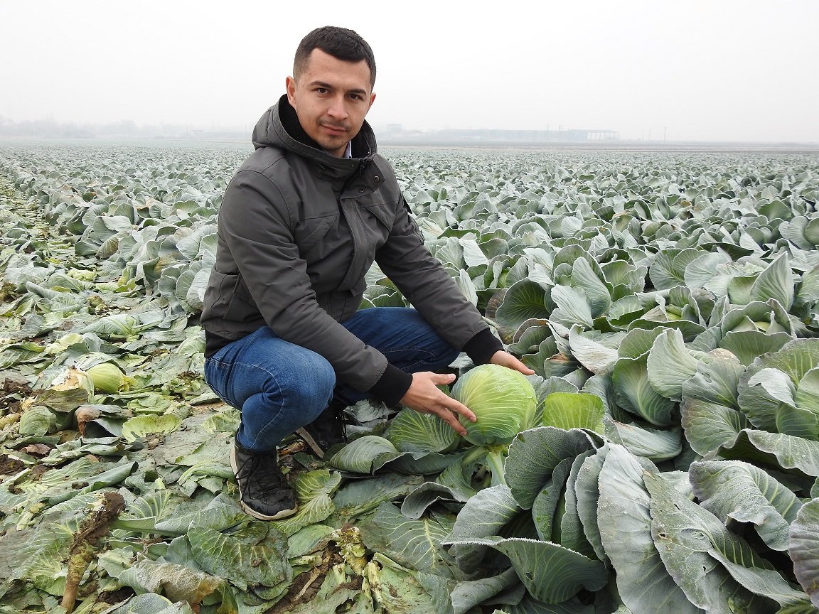 A szövetkezet ügyvezető igazgatója, Kis Lehel utolsó éves egyetemista a kolozsvári agrártudományi egyetem élelmiszerfeldolgozói szakán •  Fotó: Makkay József