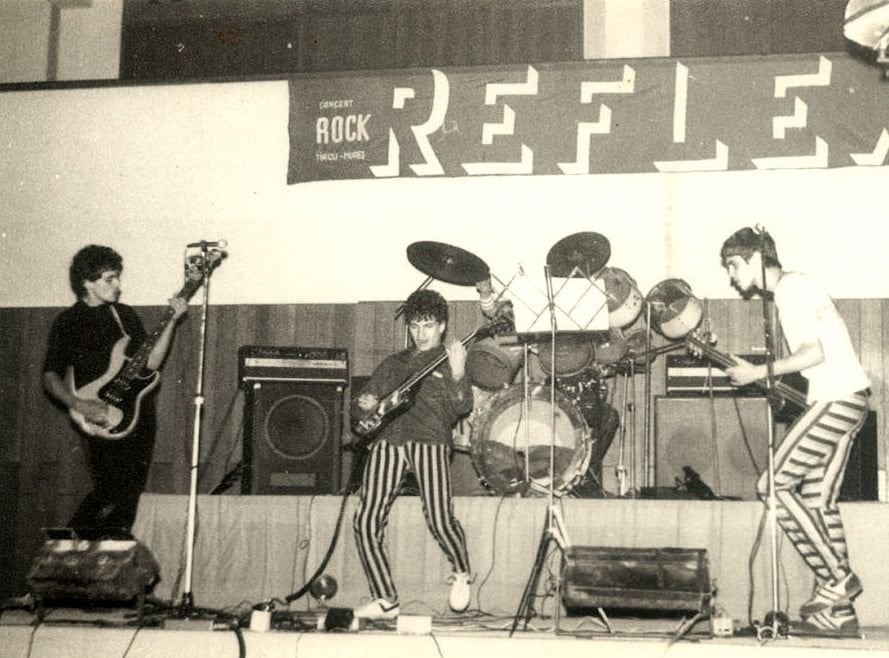 Az 1980-as években sokszor lépett fel Marosvásárhelyen a Reflex nevű rockegyüttes •  Fotó: Reflex