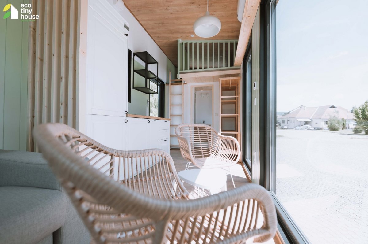 Kis fészek. Külföldön gyakori, hogy főleg fiatalok állandó otthonuknak vesznek egy-egy ilyen házat •  Fotó: Facebook/tinyhousetransylvania