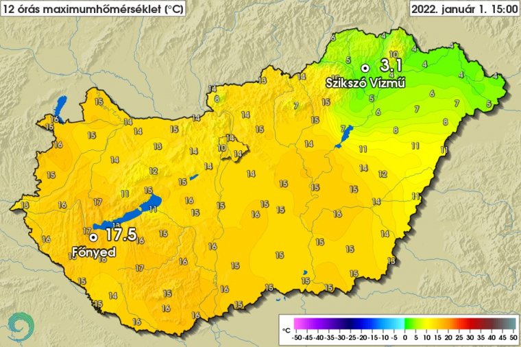 Megdőltek a melegrekordok szilveszter és újév napján Magyarországon