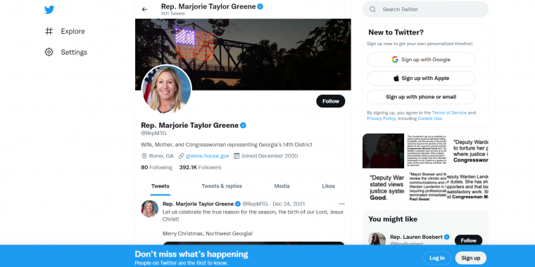 Letiltotta a Twitter az „amerikai Șoșoacă” fiókját összeesküvés-elméletek terjesztéséért