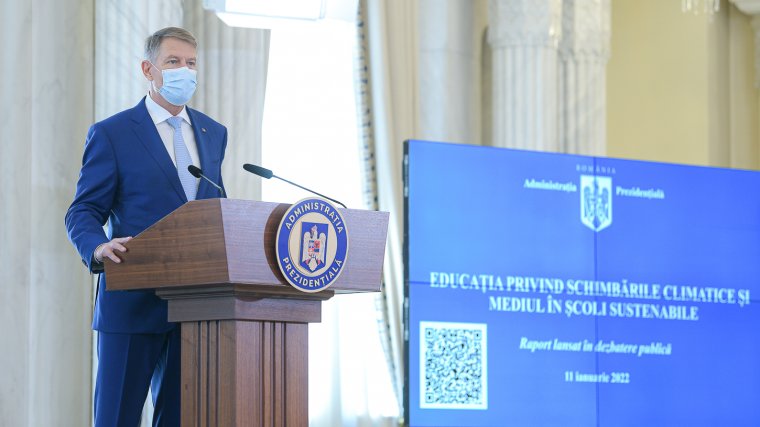 Iohannis új utat nyitna a klímaváltozás oktatása és a környezeti nevelés terén