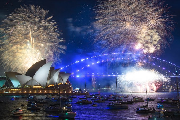 A világ másik felén már beköszöntött 2022