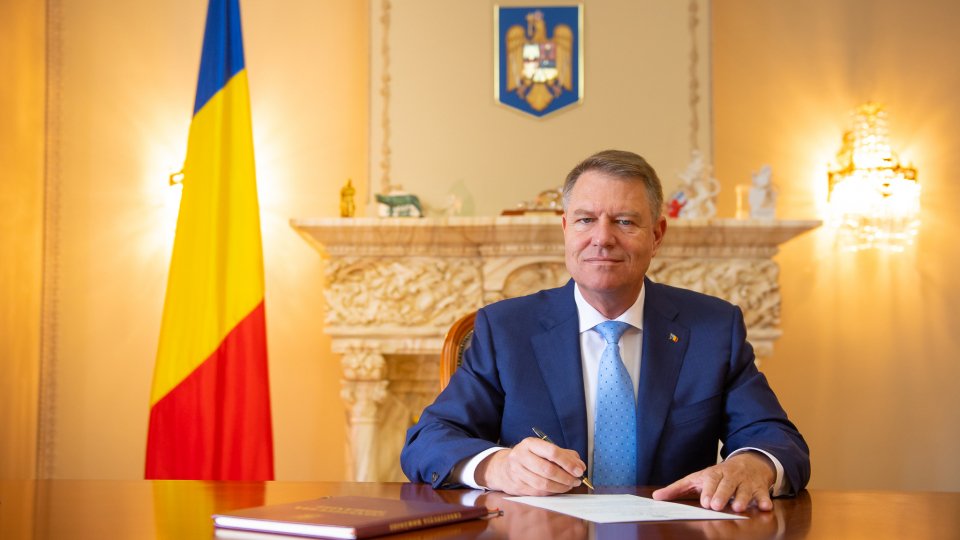 Klaus Iohannisnak nem volt ellenvetése a jogszabállyal szemben •  Fotó: Presidency.ro