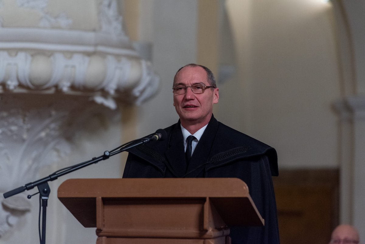 Kovács István, a Magyar Unitárius Egyház püspöke •  Fotó: Kiss Gábor