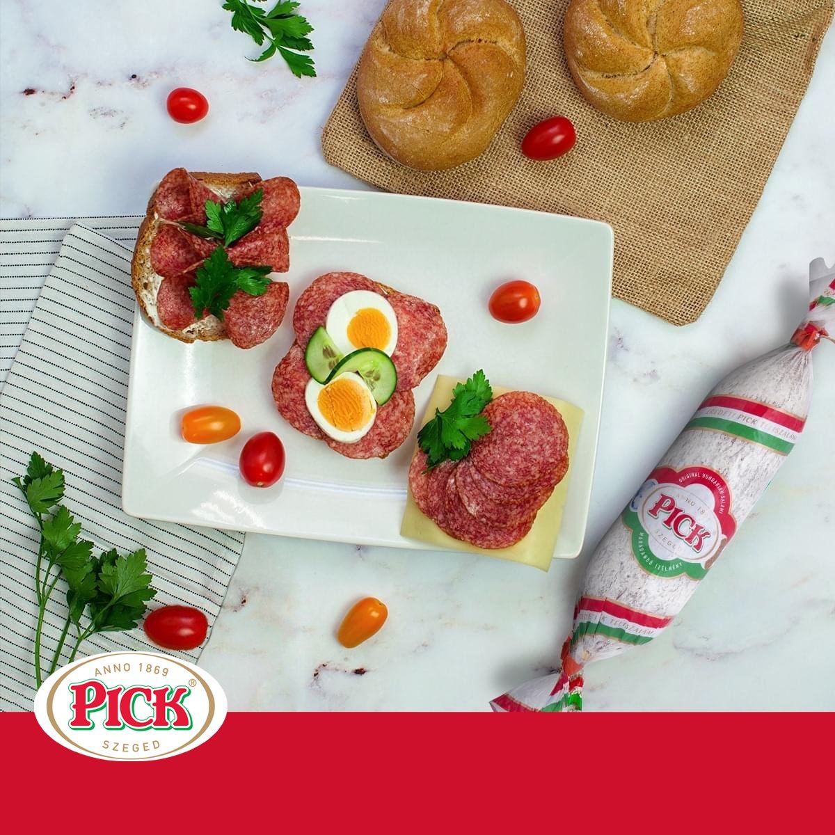 A szegedi Pick szalámigyár téliszalámija •  Fotó: Pick.hu