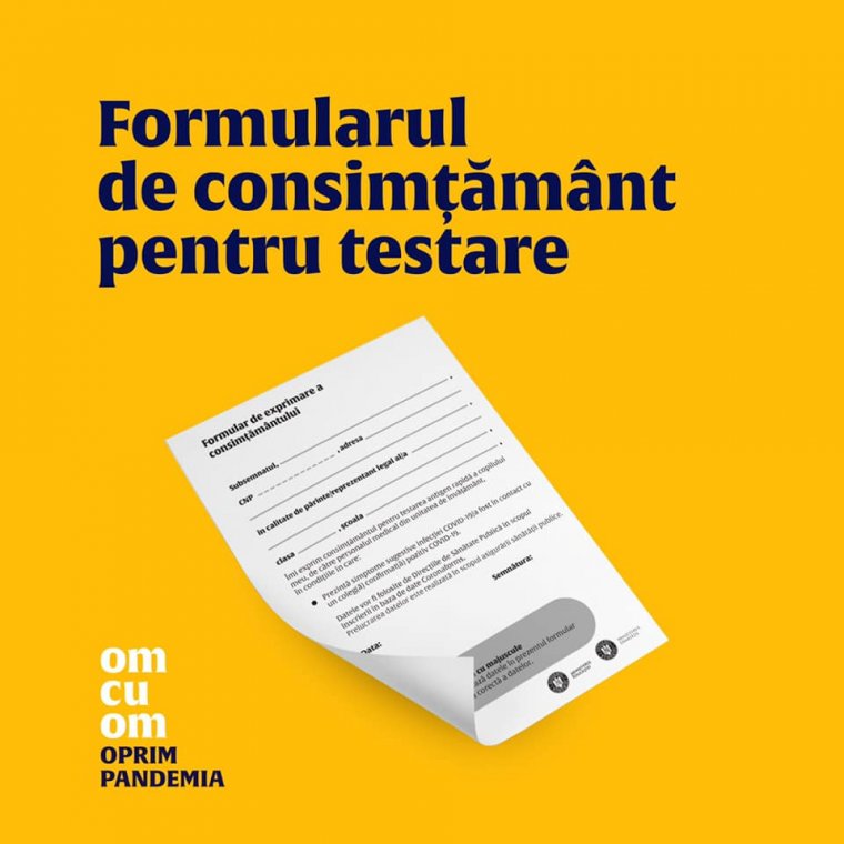 Elérhető a formanyomtatvány, amellyel a szülők kinyilváníthatják beleegyezésüket a gyerek leteszteléséhez
