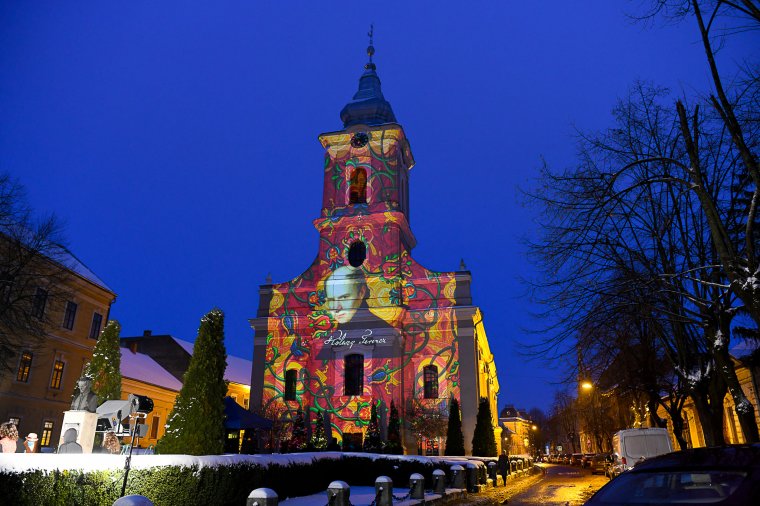 Fényfestés és premier Szatmáron a magyar kultúra napja alkalmából
