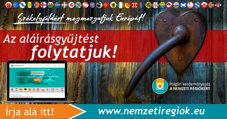 Nemzeti régiók: májusig folytatni kívánja az aláírásgyűjtést az SZNT