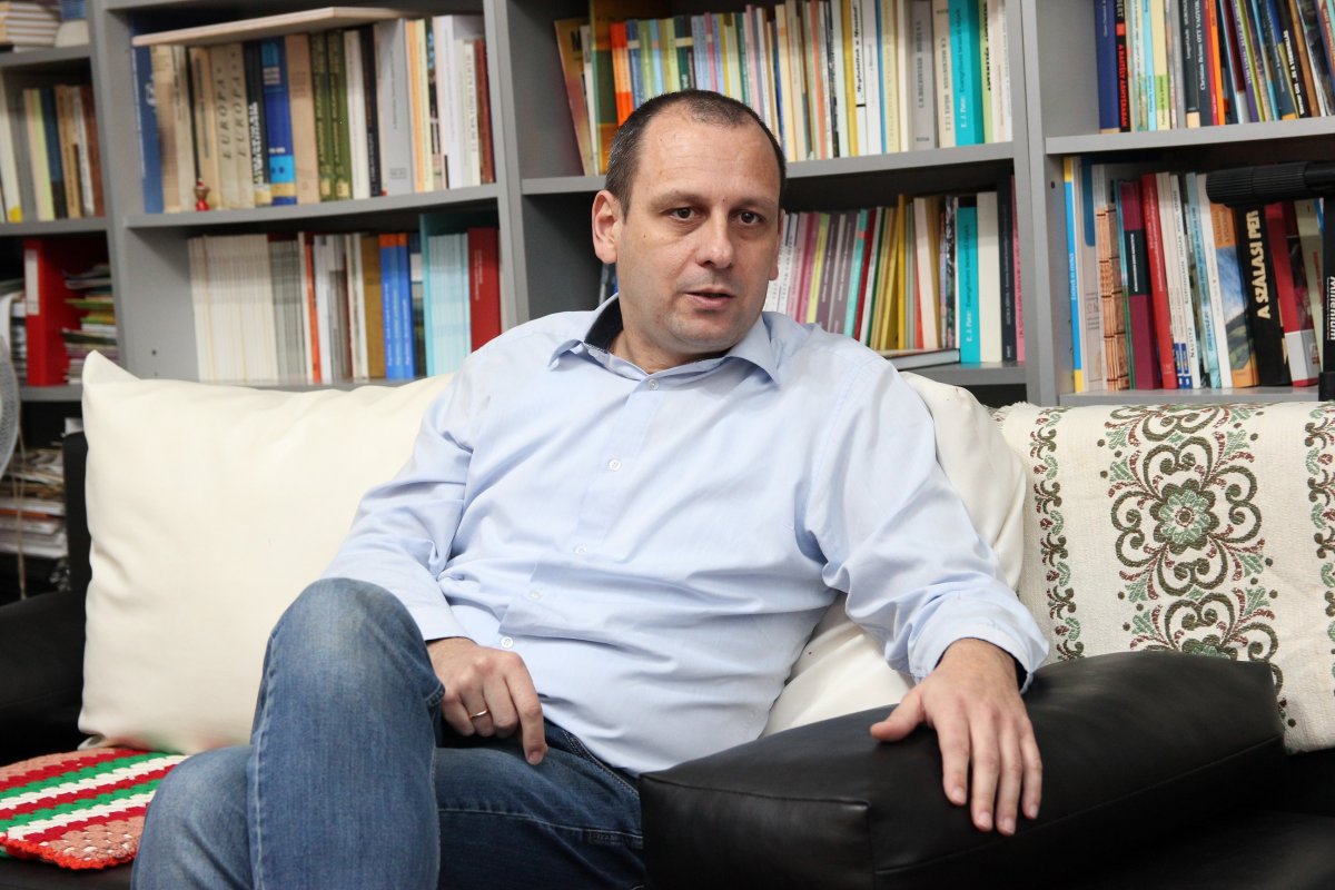 Miklósi Mátyás Csaba: attól leszünk kisebbségiek, ha elhisszük magunkról, hogy kevesebbek vagyunk •  Fotó: Jakab Mónika