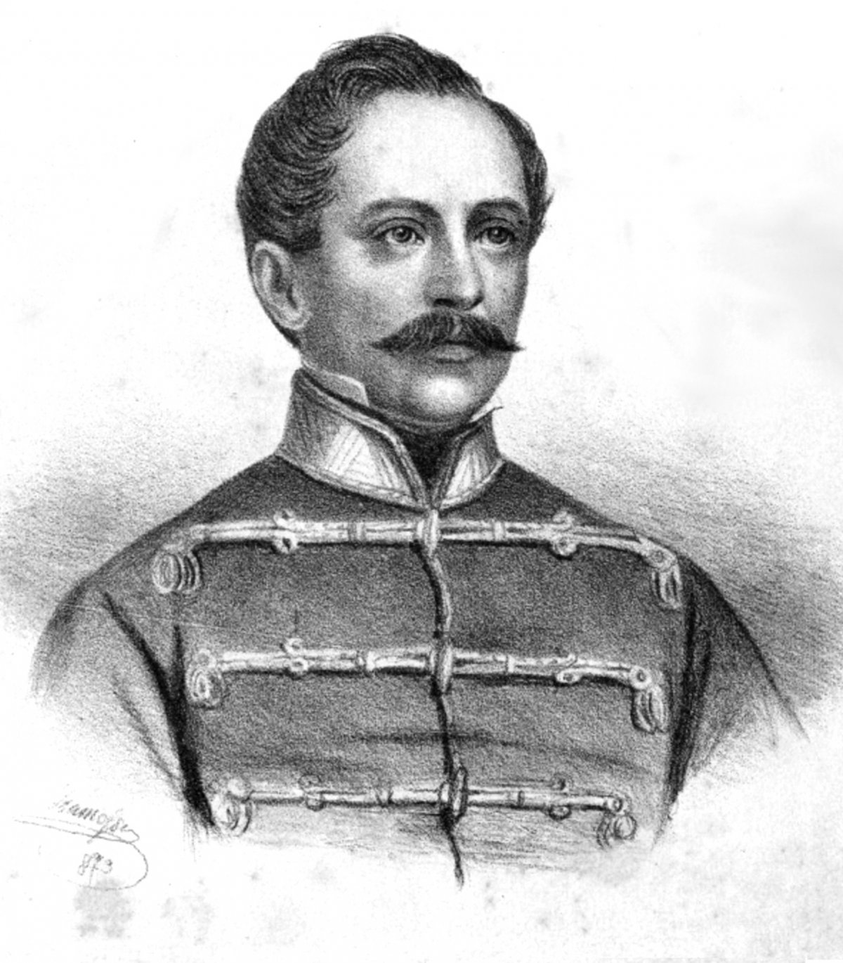 Török Ignác aradi vértanúnak állít emléket a Magyar Golgota   •  Fotó: Szamossy Elek korabeli grafikája