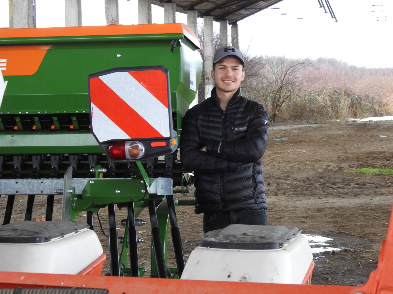 Bíró Ábel fiatal agrárvállalkozó •  Fotó: Makkay József