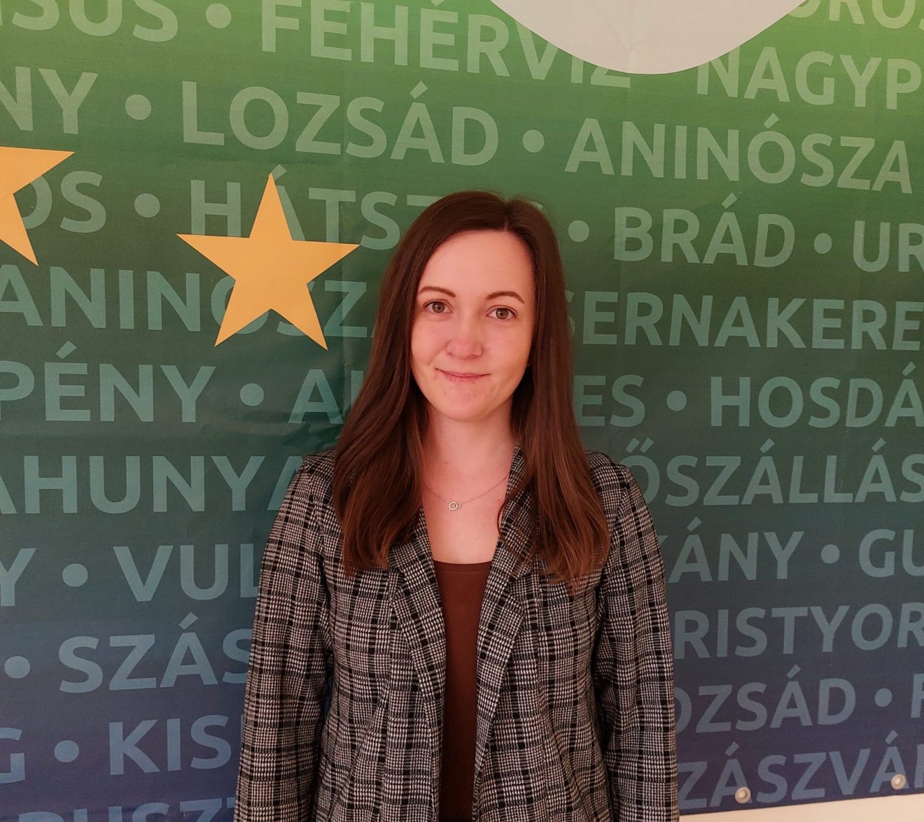 Kémenes Edinának népszámlálási koordinátorként az a feladata, hogy a megyében minden magyar embert megtaláljanak •  Fotó: Kémenes Edina személyes archívuma