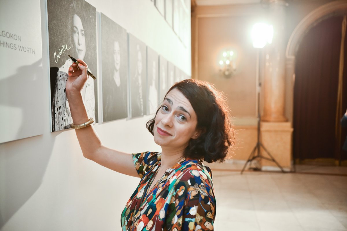 Groșan Cristina rendező a szarajevói filmfesztiválon •  Fotó: Cinemagia.ro