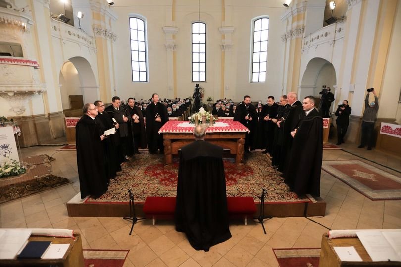 Kovács István, a Magyar Unitárius Egyház 32. főpásztorának püspökszentelési ünnepsége •  Fotó: Facebook/Magyar Unitárius Egyház