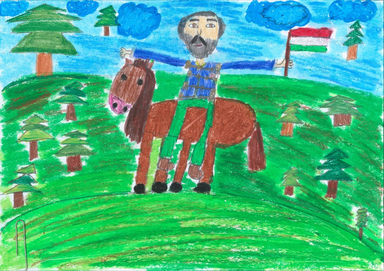 Czetz János tábornok kalandos életútját rajzolták le szentgyörgyi diákok •  Fotó: Liszt Intézet, Sepsiszentgyörgy / facebook