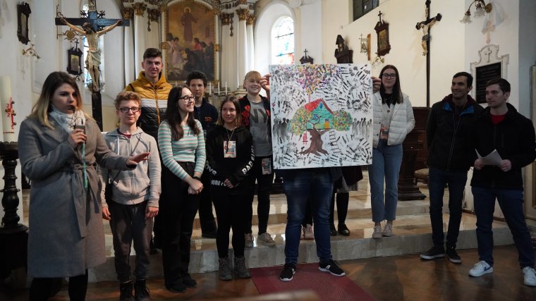 A ferences lelkiség jegyében szerveztek ifjúsági találkozót a Kolozs megyei Désen