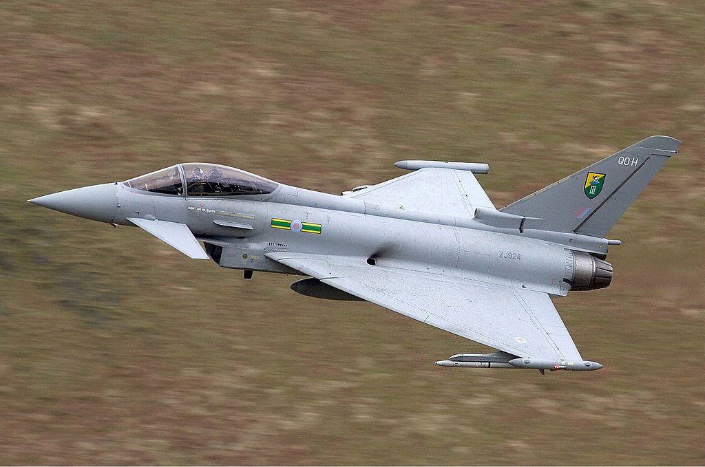 Typhoon vadászgép •  Fotó: Wikipédia