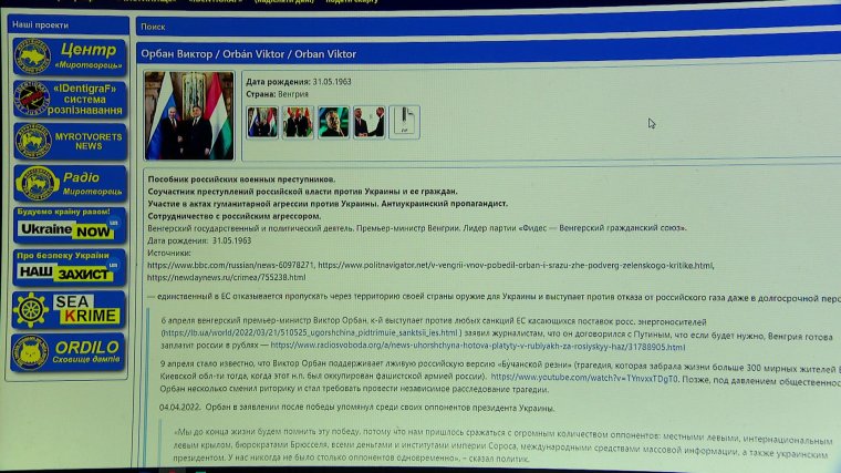Orbán Viktor felkerült az „Ukrajna ellenségeit” listázó Mirotvorec honlapra
