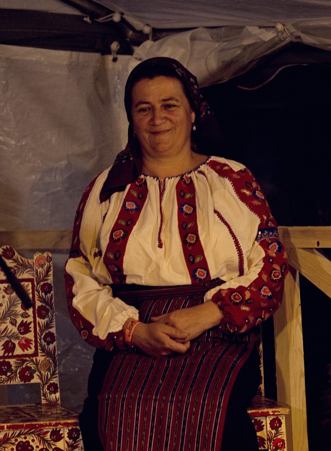Benke Paulina hagyományőrző a csángók húsvétjáról beszélt •  Fotó: Benke Paulina/ Facebook