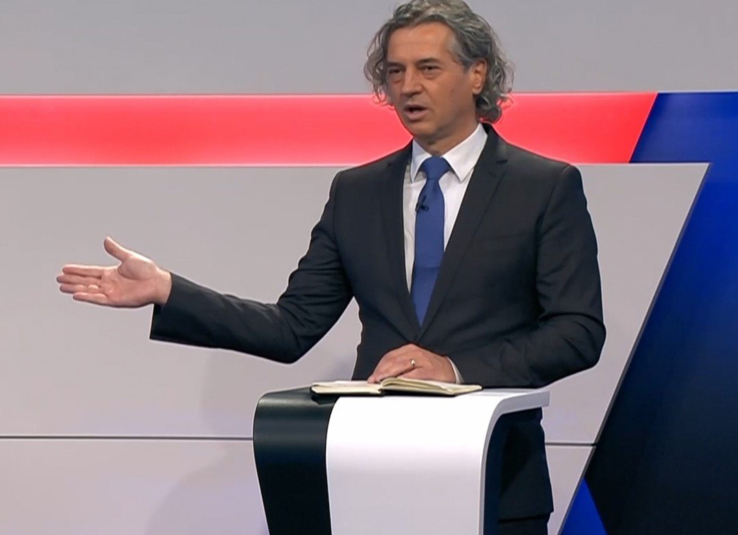 Robert Golob szerint az általa újonnan alapított balközép Szabadság Mozgalom szabadságot hozhat Szlovéniának •  Fotó: Facebook/Dr. Robert Golob