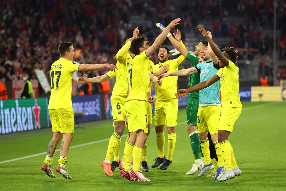 A Villareal másodszor jutott a legrangosabb európai kupasorozat legjobb négy együttese közé •  Fotó: UEFA.com