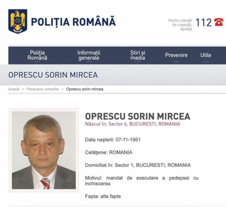 Őrizetbe vették Görögországban a korrupcióért elítélt volt bukaresti főpolgármestert