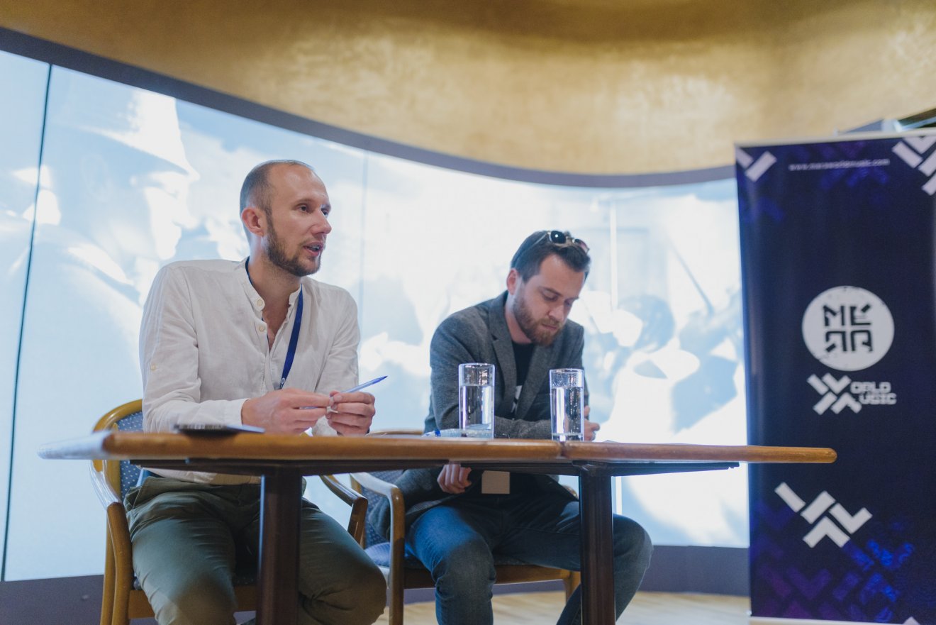 Varga László Zoltán és Bethlendi András a sajtótájékoztatón •  Fotó: Bethlendi Tamás