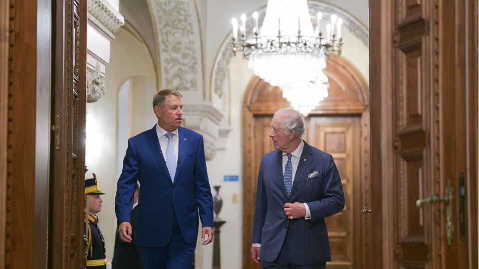 Klaus Iohannis és Károly herceg •  Fotó: Presidency.ro
